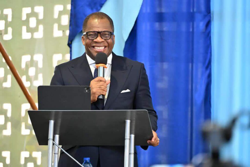 Rev Wengam addresses General Council Meeting of Guyana Asemblies of God